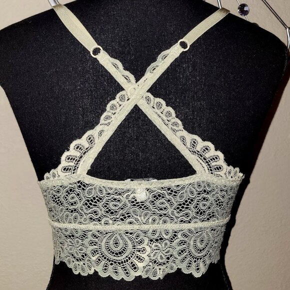 BKE Floral Lace Full Coverage Bralette Large - Picture 4 of 6